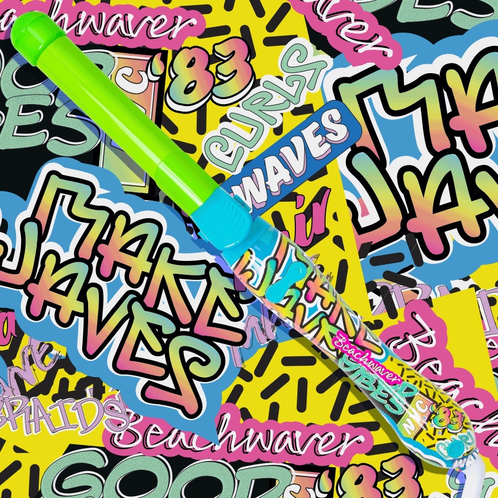 Beachwaver Graffiti Rotating Curling Iron